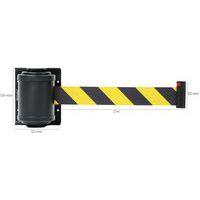 Support mural à sangle 2 m - sangle noire / jaune - Image 4