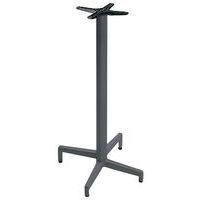 Pied de table Domino fixe hauteur 109 cm colonne ronde - anthracite - Image principale