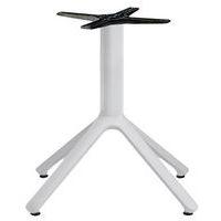 Pied de table Nemo fixe hauteur 50 cm - peint argent - Image principale