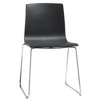 Chaises Alice piètement luge chromé ou peint lot de 2 S-CAB - Image 4