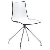 Chaises Zebra bicolore pied pivotant lot de 2 S-CAB thumbnail image 4