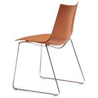 Chaises Zebra piètement traîneau peint ou chromé lot de 2 S-CAB thumbnail image 3