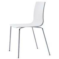 Chaises Alice 4 pieds peint ou chromé lot de 4 S-CAB - Image 2