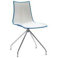 Chaises Zebra bicolore pied pivotant lot de 2 S-CAB - Image principale