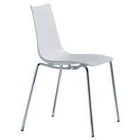 Chaises Zebra 4 pieds peints ou chromé lot de 4 S-CAB thumbnail image 4
