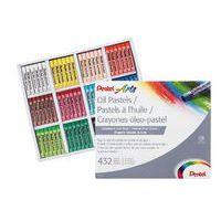 Coffret de 432 pastels à l'huile initiation Ø 8 mm - Pentel