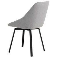 Lot de 2 chaises Amélie gris clair thumbnail image 3