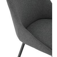 Lot de 2 chaises Amélie gris foncé thumbnail image 3