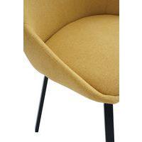 Lot de 2 chaises Amélie moutarde - Image 3