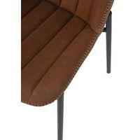 Lot de 2 chaises Mayka marron - Image 2