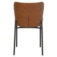 Lot de 2 chaises Mayka marron thumbnail image 3