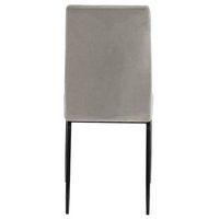 Lot de 4 chaises Yvette gris clair - Image 2