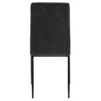 Lot de 4 chaises Yvette gris foncé - Image 2