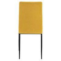 Lot de 4 chaises Yvette moutarde thumbnail image 2