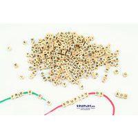 Sachet 300 perles lettres en bois 7 mm - Eduplay