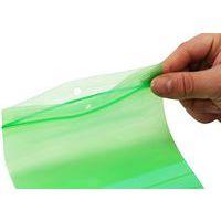Sachet zip recyclé - Vert 100µm - 230x160mm - Manutan Expert - Image 2