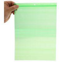 Sachet zip recyclé - Vert 100µm - 280x220mm - Manutan Expert - Image 3