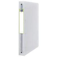 Classeur PP recyclé translucide A4 dos 40mm 4 anneaux Ø 30mm - Oxford