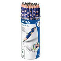 Crayons graphite Lyra Groove Slim triangulaire (Pot de 48) - Image principale