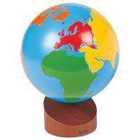 Globe des continents colorés - Nienhuis