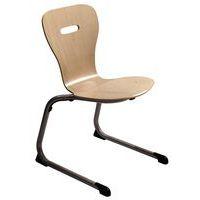 Chaise Luge alu coque Feria hêtre naturel - gris argent - Image principale