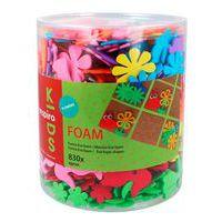 Seau 830 formes en mousse EVA fleurs 30 à 45 mm assorties - Innspiro