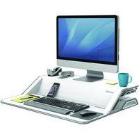 Plateforme de travail assis-debout Lotus - Blanc thumbnail image 5
