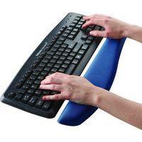 Repose-poignet ergonomique pour clavier Pluschtouch Bleu, thumbnail image 5