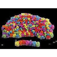 Sachet 1000 perles zig zag 6*9 mm