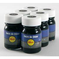 Flacon 50ml encre de Chine noire - Pichon