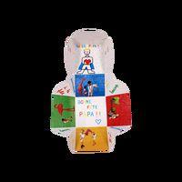 Boîte cadeau à personnaliser - 300 gm² - 8 x 8 x 6 cm - blanc thumbnail image 3