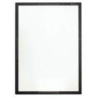 Tableau Flomo 93x128cm en acier émaillé blanc encadrement noir Ulmann