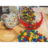 Seau 1580 perles plastique couleurs vives thumbnail image 2