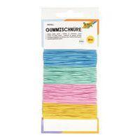 Kit de cordons en caoutchouc PASTEL, 4x5m - Image principale