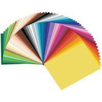 Assortiment 50 feuilles carton 25x35cm 300g 50 coloris thumbnail image 2