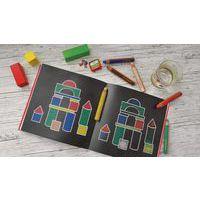 Etui carton 18 crayons couleurs assorties gros module Woody + 1 taille crayons en plastique gros module + 1 pi thumbnail image 3