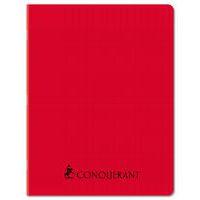 Cahier agrafé 17 x 22 cm 96p séyès 70g PP rouge - Image principale