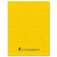 Cahier agrafé 17 x 22 cm 96p séyès 70g PP jaune - Image principale