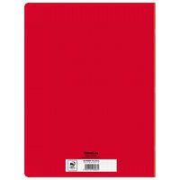 Cahier agrafé 24 x 32 cm 96p séyès 70g PP rouge - Image 2