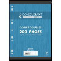 Paquet 50 copies doubles 90g papier 100% recyclé A4 - Conquerant