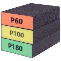 Set 3 blocs mousse abrasifs flexible grain - Image principale