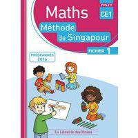 Maths singapour CE1 fichier 1 ne - Image principale
