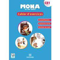 Mona et ses amis CE1 Cahier d'exercices Compréhension Expression écrite édit.2018 - Image principale