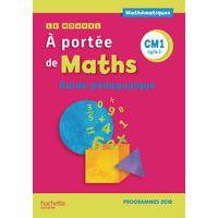 Le nouvel à portée de maths CM1 Guide pédagogique édition 2019 - Image principale