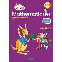 Litchi mathematiques CE1 - fichier eleve - ed. 2019 - Image principale