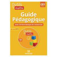 Les nouveaux outils pour les maths CE1 Guide du maître du manuel + CD-Rom édition 2019 - Image principale