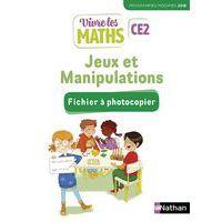 Vivre les maths CE2 Fichier jeux et manipulation édition 2019 Matériel éditeur vendu à prix net - Image principale