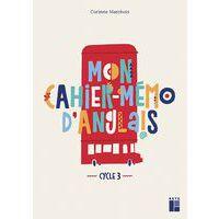 Mon cahier memo d'anglais cycle 3 - Image principale