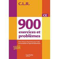 Collection C.L.R. 900 exercices et problèmes au CE Livre élève édit.2010 - Image principale