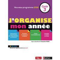 J'organise mon annee cycle 3 - Image principale